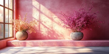 橙粉产品展示台