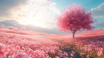 春日草地春日草地场景1