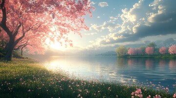 春日草地春日草地场景