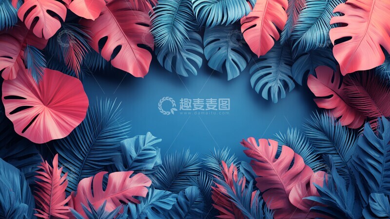 高清大图下载【趣麦麦图】热带色彩设计3