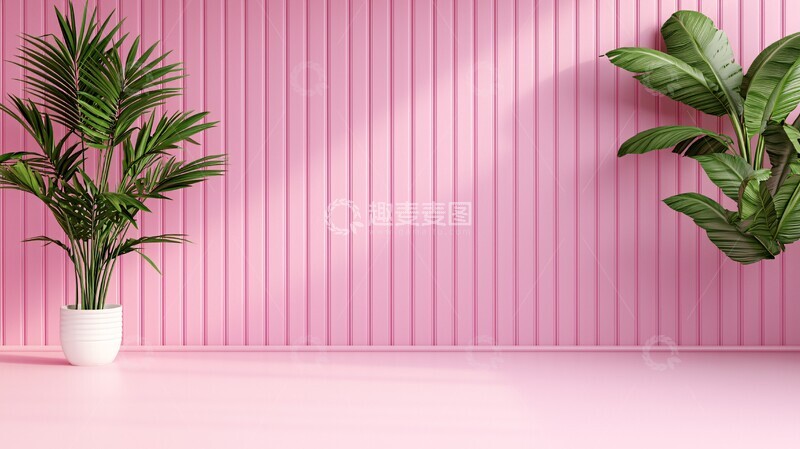 高清大图下载【趣麦麦图】粉色渐变背景3