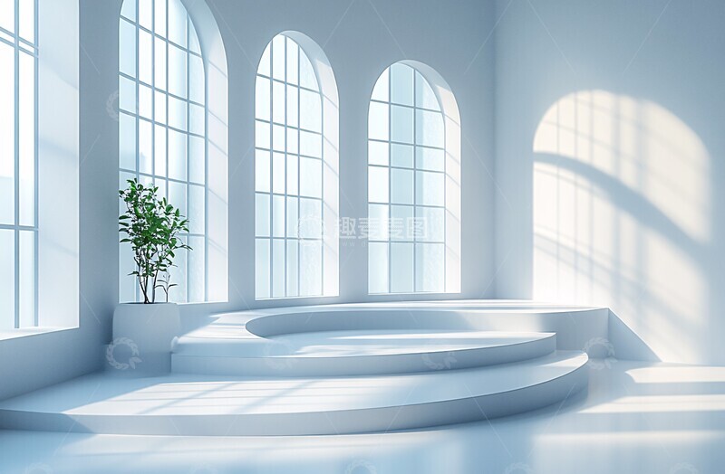 高清大图下载【趣麦麦图】白色背景阳光投影