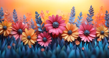 小纸园色彩色彩简单背景1