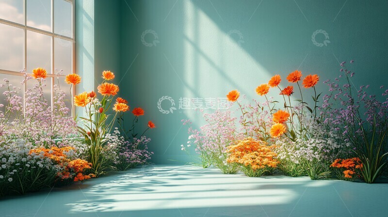 高清大图下载【趣麦麦图】绿植摄影棚静物