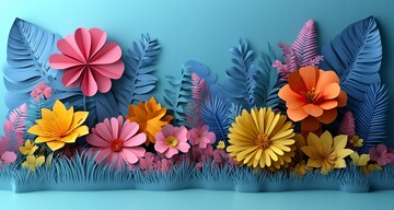 小纸园色彩色彩简单背景3