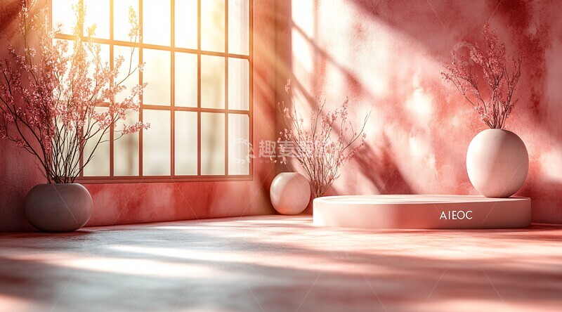 高清大图下载【趣麦麦图】简约展示背景2