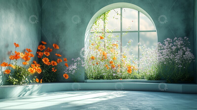 高清大图下载【趣麦麦图】绿植摄影棚静物1