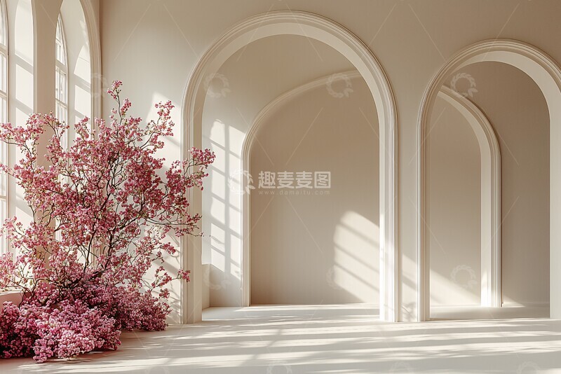 高清大图下载【趣麦麦图】白色墙面壁龛3