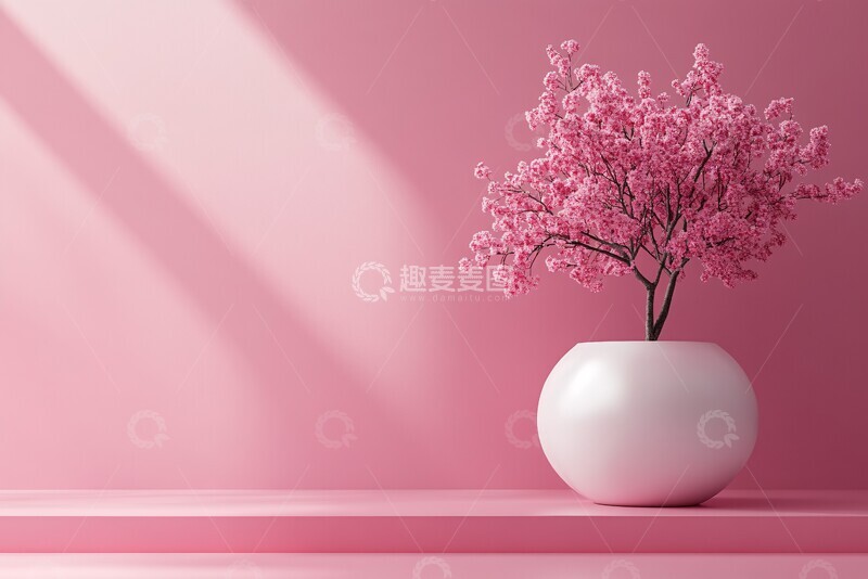 高清大图下载【趣麦麦图】紫粉色网页元素