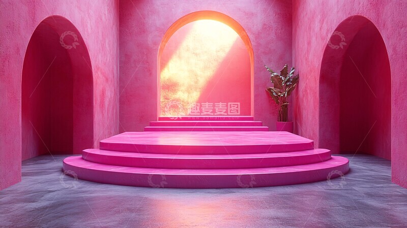 高清大图下载【趣麦麦图】化妆品展示台2