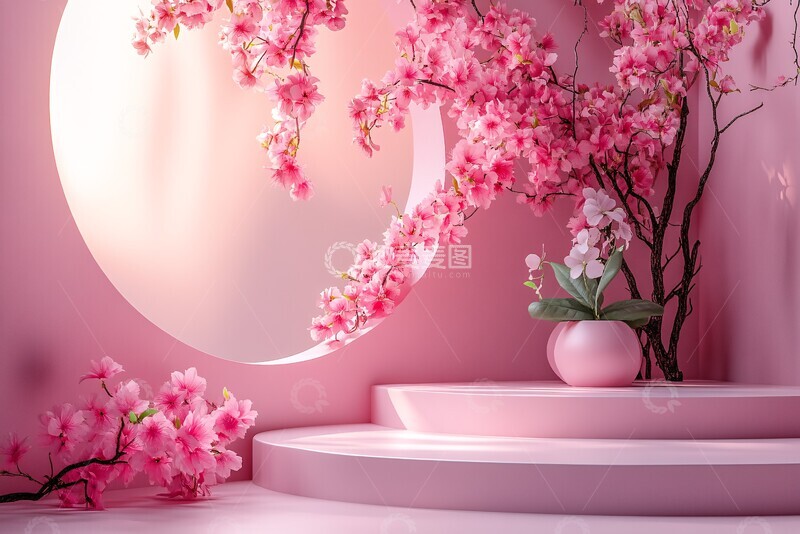 高清大图下载【趣麦麦图】紫粉色网页元素2