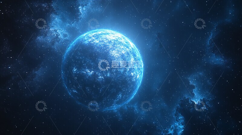 高清大图下载【趣麦麦图】-深空行星远景