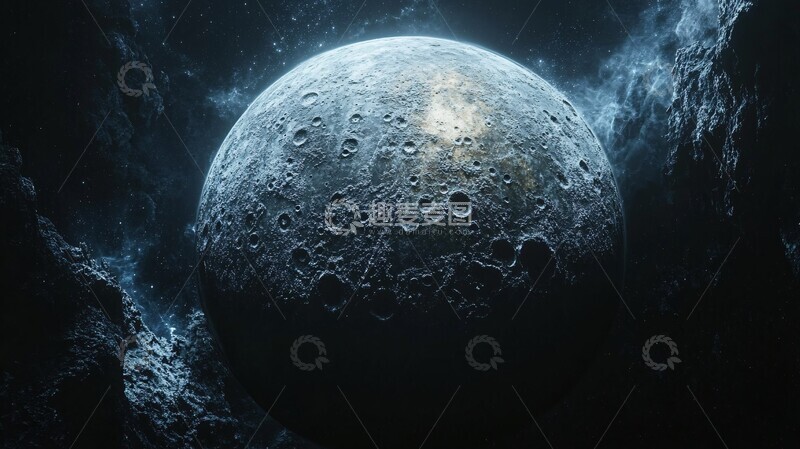 高清大图下载【趣麦麦图】水星热点图轨道宇宙空间1