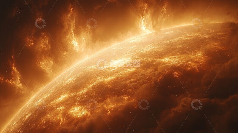 高清大图下载【趣麦麦图】幽深太空行星1