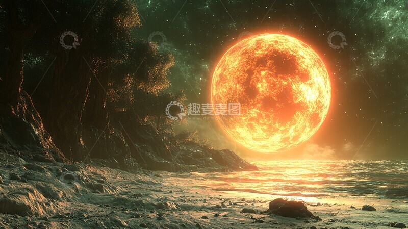 高清大图下载【趣麦麦图】外星行星发现之谜