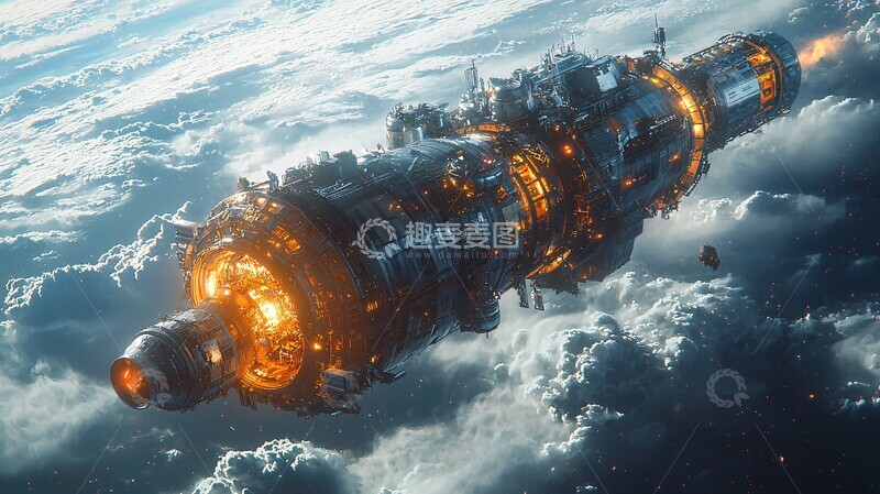 高清大图下载【趣麦麦图】电子卫星技术