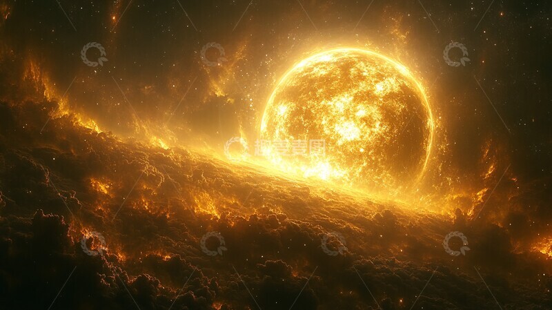 高清大图下载【趣麦麦图】行星与科技行星科技天体2