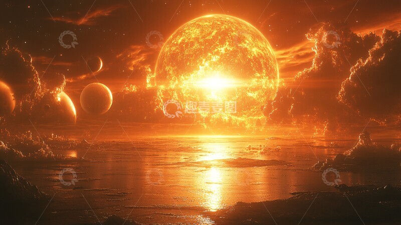 高清大图下载【趣麦麦图】行星与科技行星科技天体1