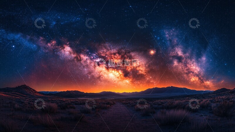 高清大图下载【趣麦麦图】银河系内部景象