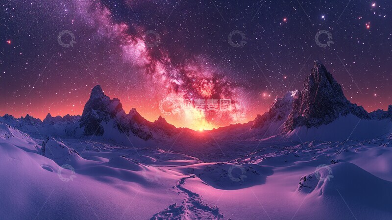 高清大图下载【趣麦麦图】银河系内部景象1