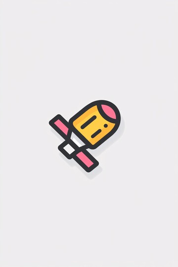 卫星符号简笔画