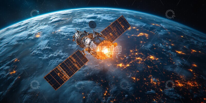 高清大图下载【趣麦麦图】地球卫星动态图1