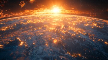 卫星光线卫星光线阳光