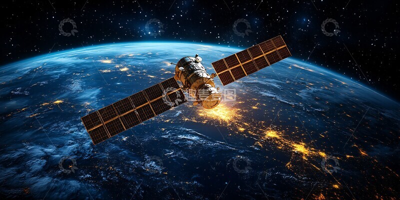 高清大图下载【趣麦麦图】地球卫星动态图