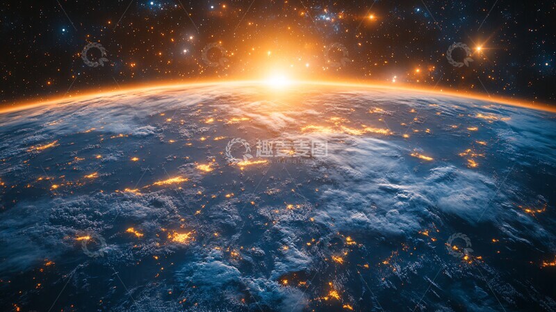 高清大图下载【趣麦麦图】太空卫星摄影