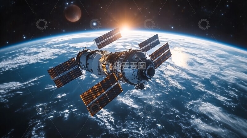 高清大图下载【趣麦麦图】太空卫星摄影1