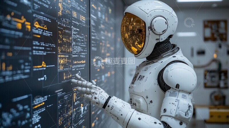 高清大图下载【趣麦麦图】人工智能应用于太空计划