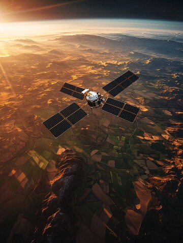 卫星与农田卫星农田科技