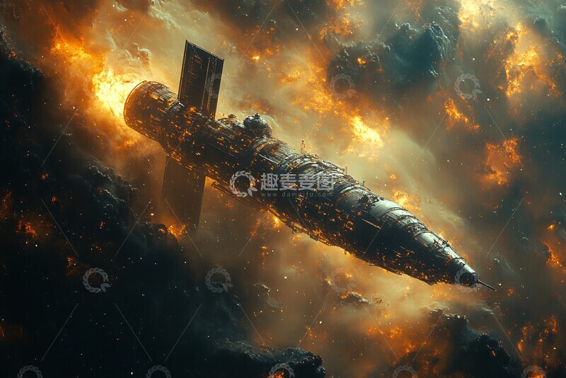 高清大图下载【趣麦麦图】卫星遍布天空2