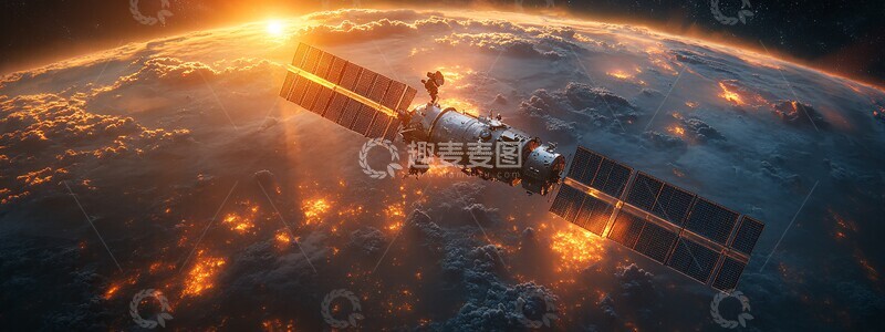 高清大图下载【趣麦麦图】太空卫星云景1