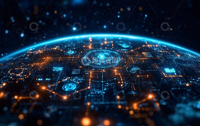 高清大图下载【趣麦麦图】卫星网络图示1