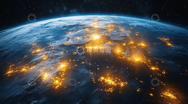 高清大图下载【趣麦麦图】全球连接卫星1