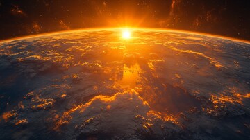 卫星轨道日出2