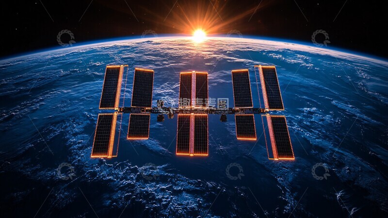 高清大图下载【趣麦麦图】卫星定位数据传输