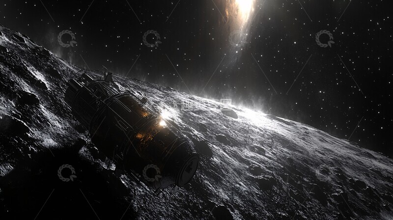 高清大图下载【趣麦麦图】-深空卫星场景1