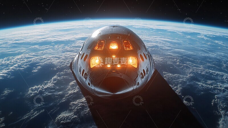 高清大图下载【趣麦麦图】火箭太空飞船
