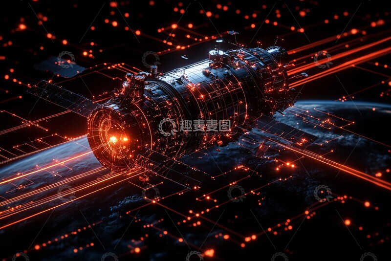 高清大图下载【趣麦麦图】卫星轨道监测网络