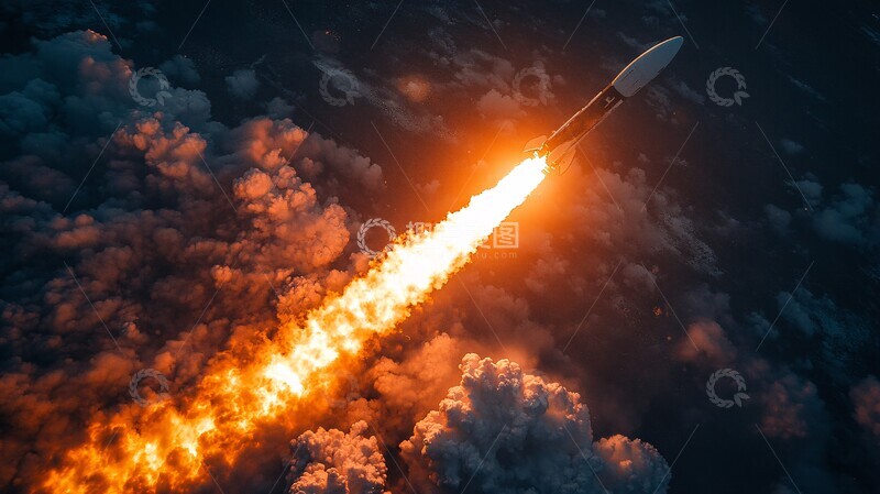 高清大图下载【趣麦麦图】猎鹰号地球轨道1