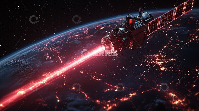 高清大图下载【趣麦麦图】激光与太空探索1