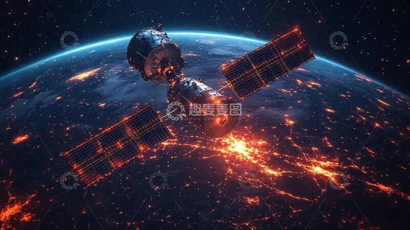 高清大图下载【趣麦麦图】卫星边缘处理