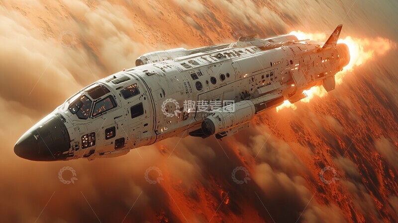 高清大图下载【趣麦麦图】新开发航天器前往火星1