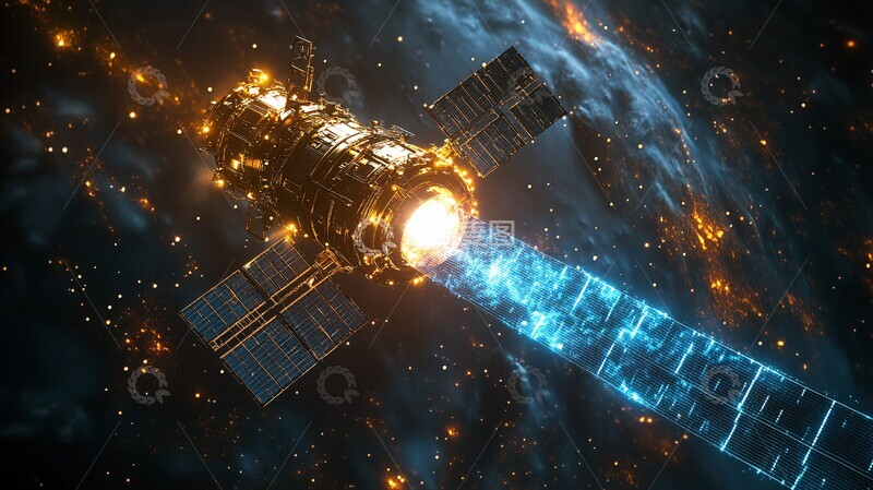 高清大图下载【趣麦麦图】金体卫星信号传输