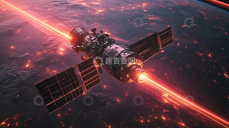 高清大图下载【趣麦麦图】激光与太空探索