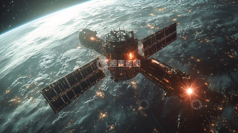 高清大图下载【趣麦麦图】双卫星与星光1