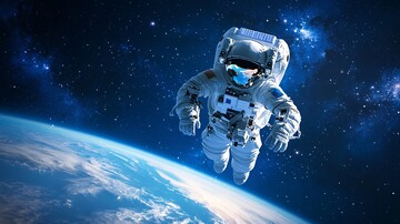 宇航员太空漂浮3