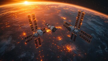 双卫星与星光